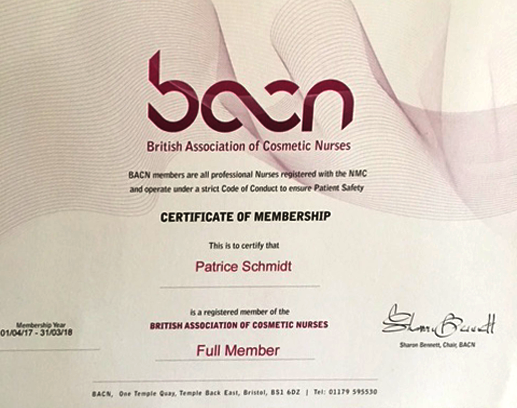 BACN - British Association of Cosmetic Nurses
